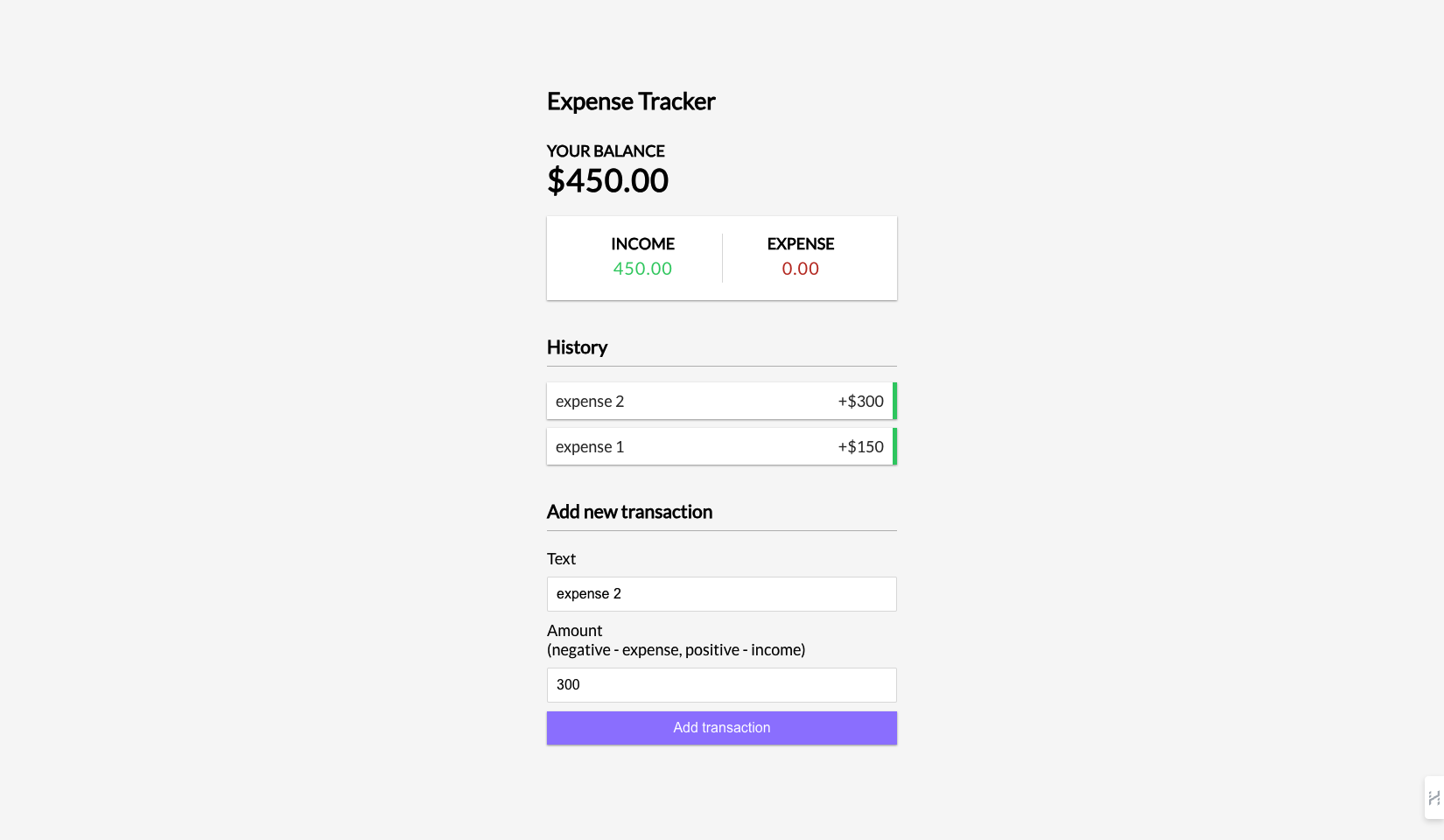 Expense Tracker